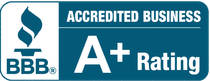 BBB ACCREDITED BUSINESS WITH A+ RATING