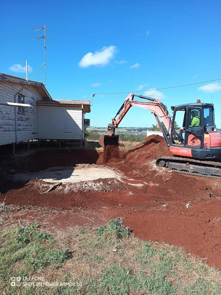 Man Operating an Excavator