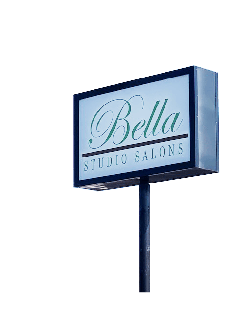 bella studio salons wichita ks sign