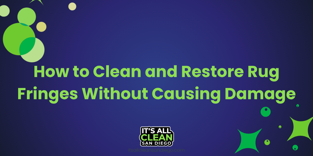 How to Clean and Restore Rug Fringes Without Causing Damage
