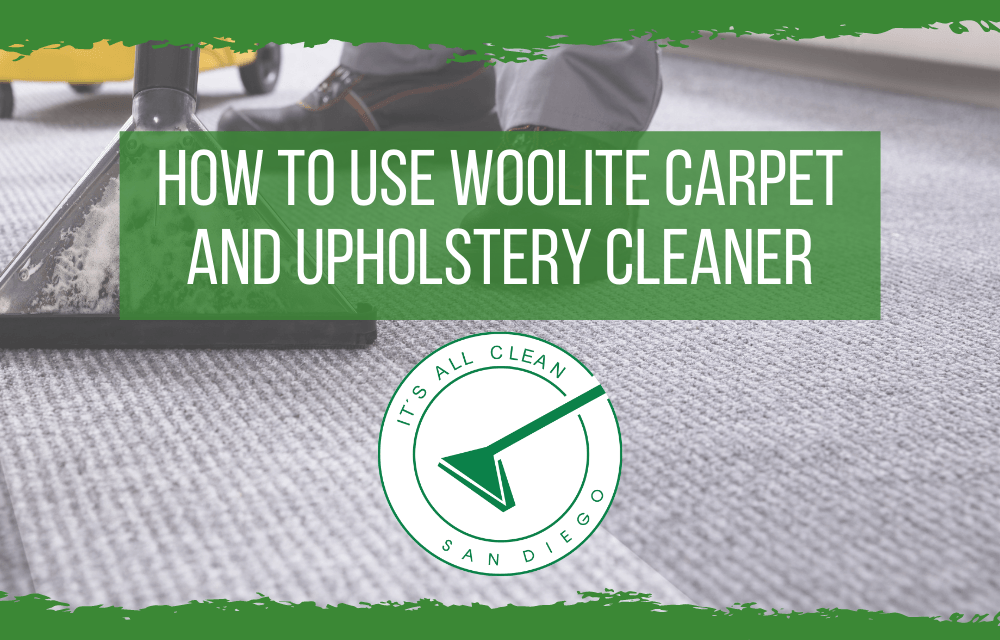 How To Use Woolite Carpet and Upholstery Cleaner