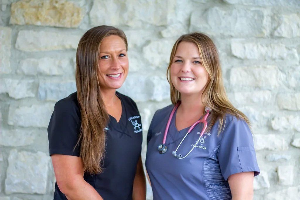 Two Staff on Uniform — Columbus, OH — Olentangy Pediatrics Inc