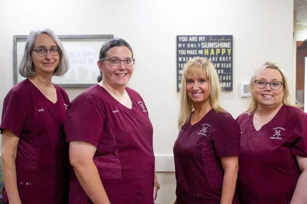 Four Staff on Uniform — Columbus, OH — Olentangy Pediatrics Inc