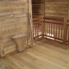 Revêtements de sols dans un chalet