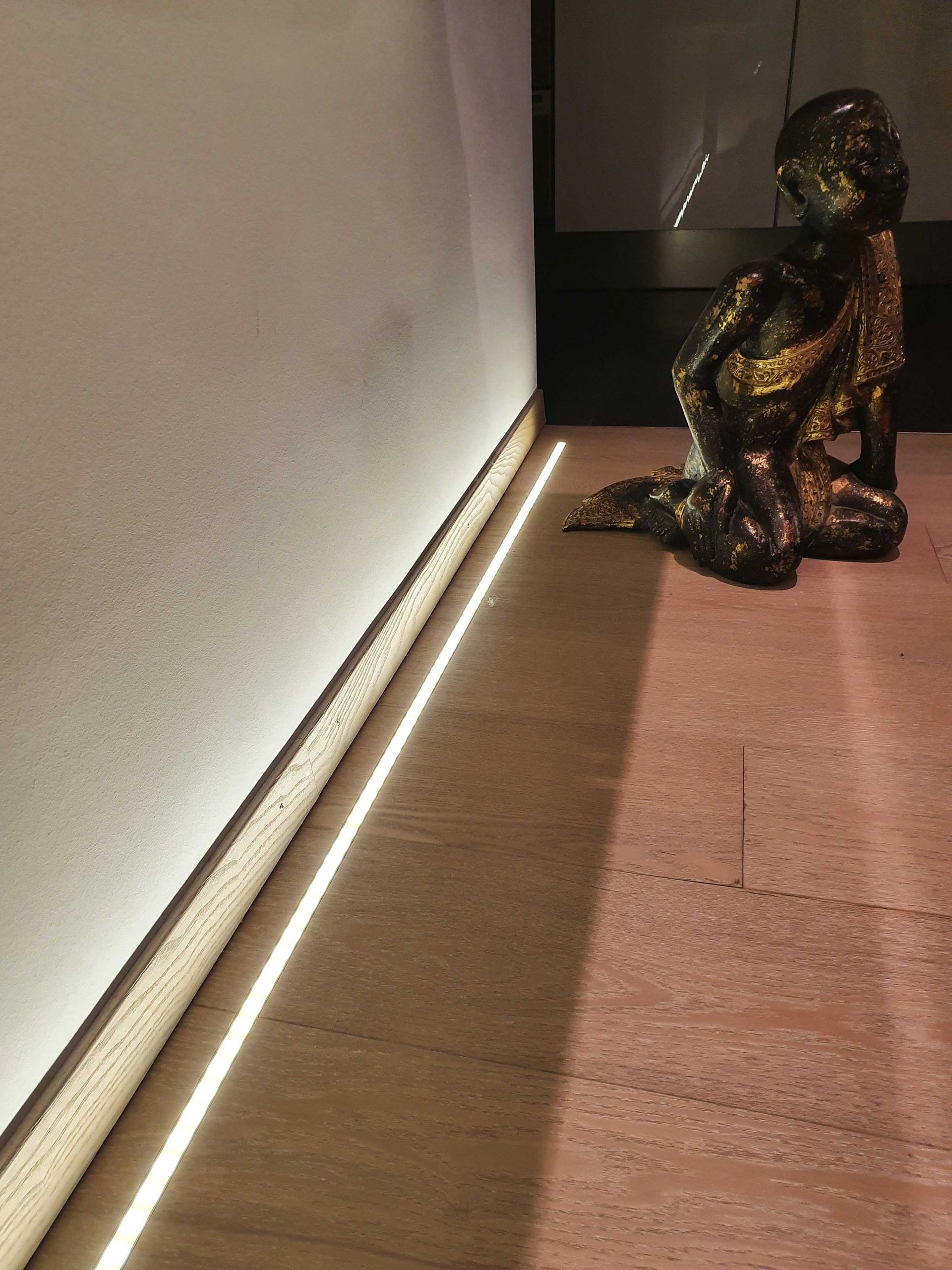 Parquet avec lumières intégrées