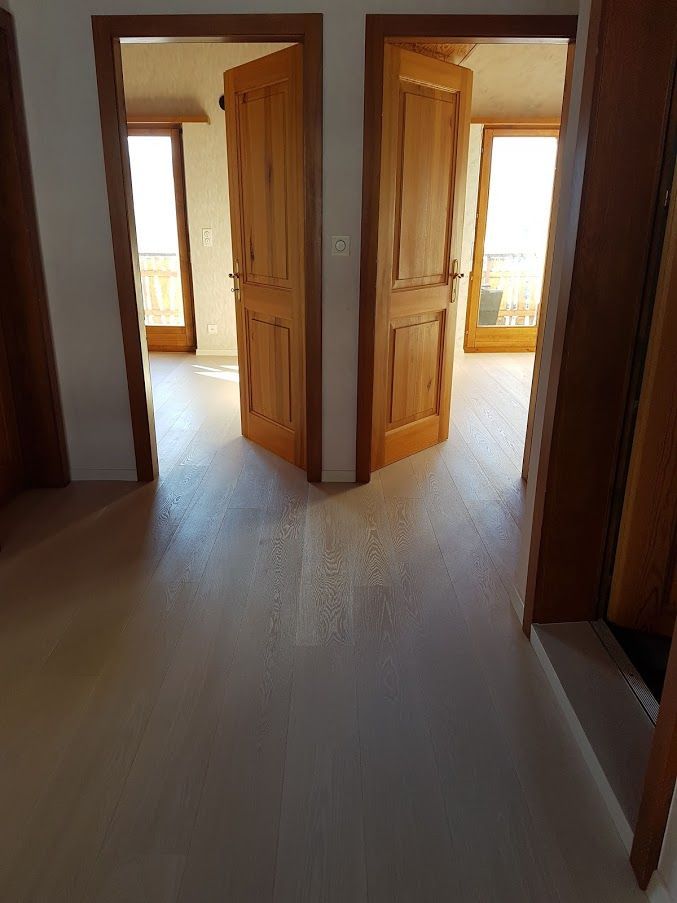 Parquet en Chêne huilé blanc