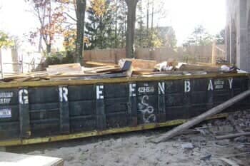 Container in the yard — roll off dumpster in Little Neck, NY