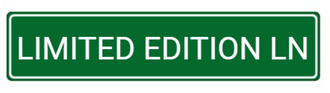 Green rectangular sign with white text: 