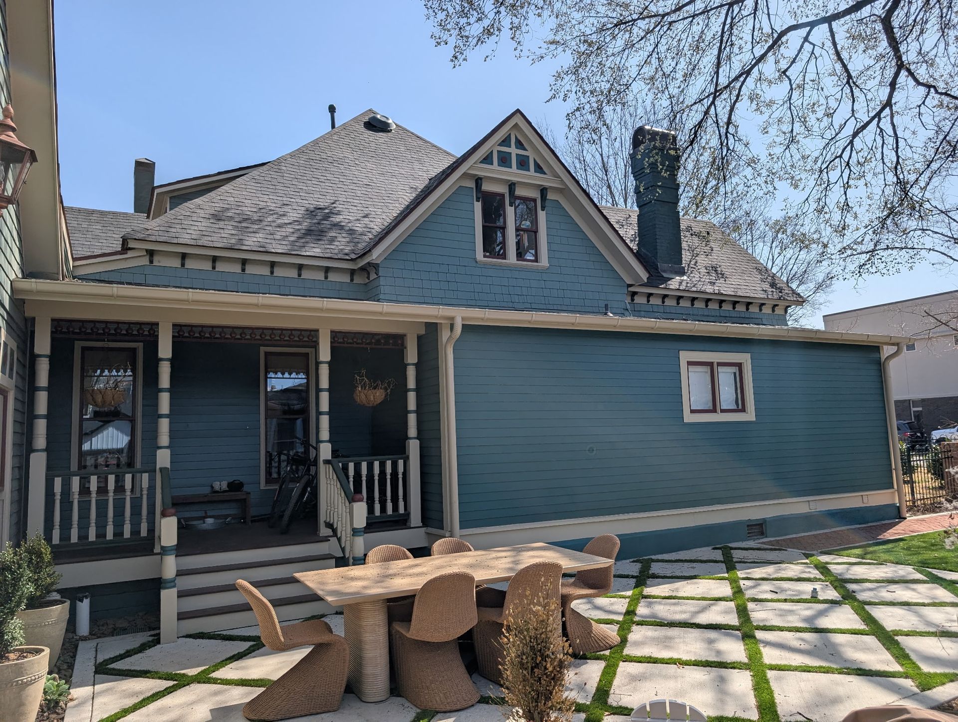 Hog Trough after picture after installing new gutter 