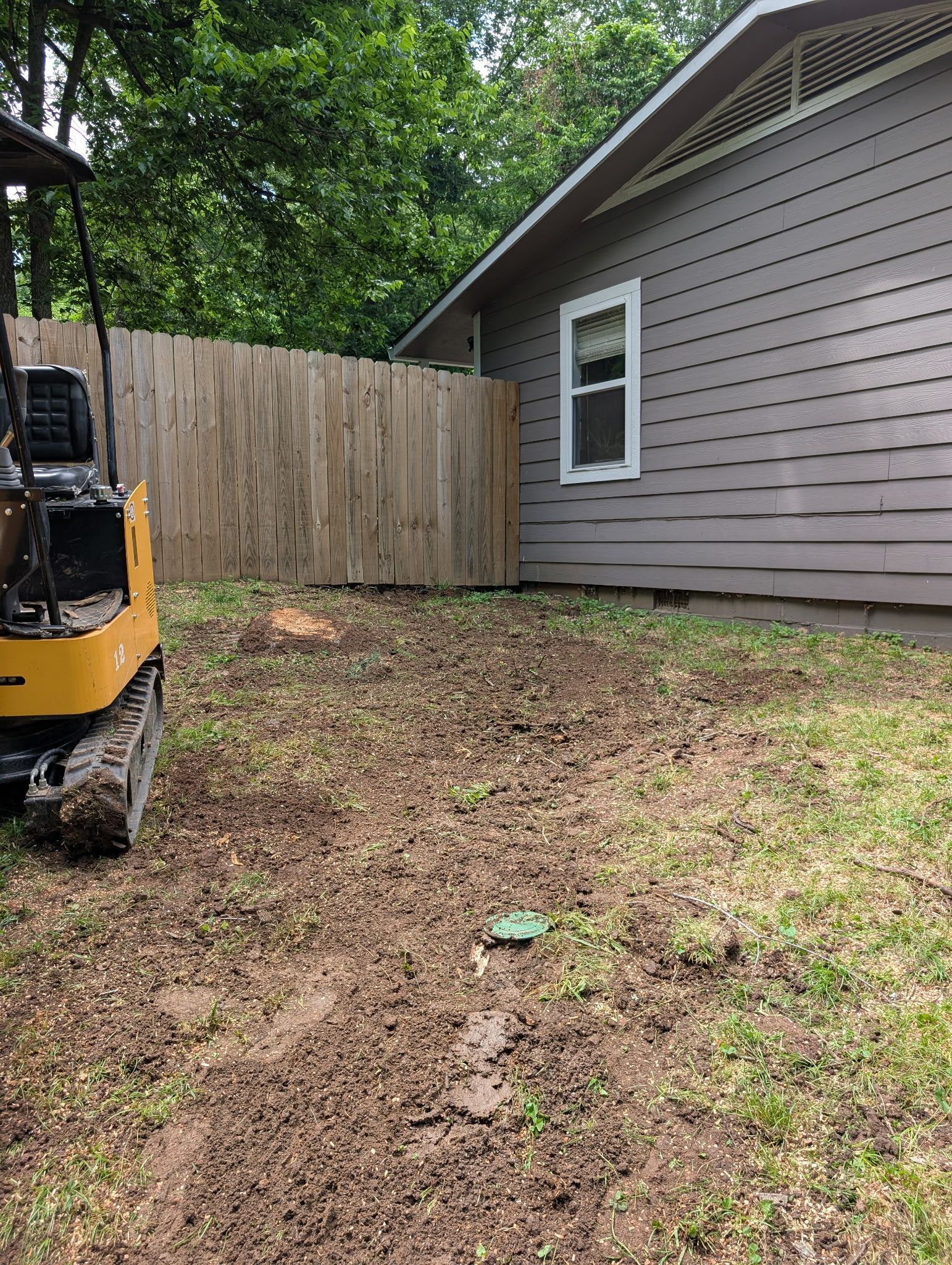 under ground work done