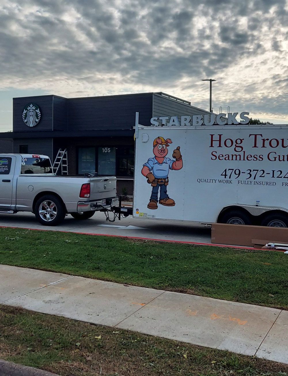 Hog Trough truck and trailer