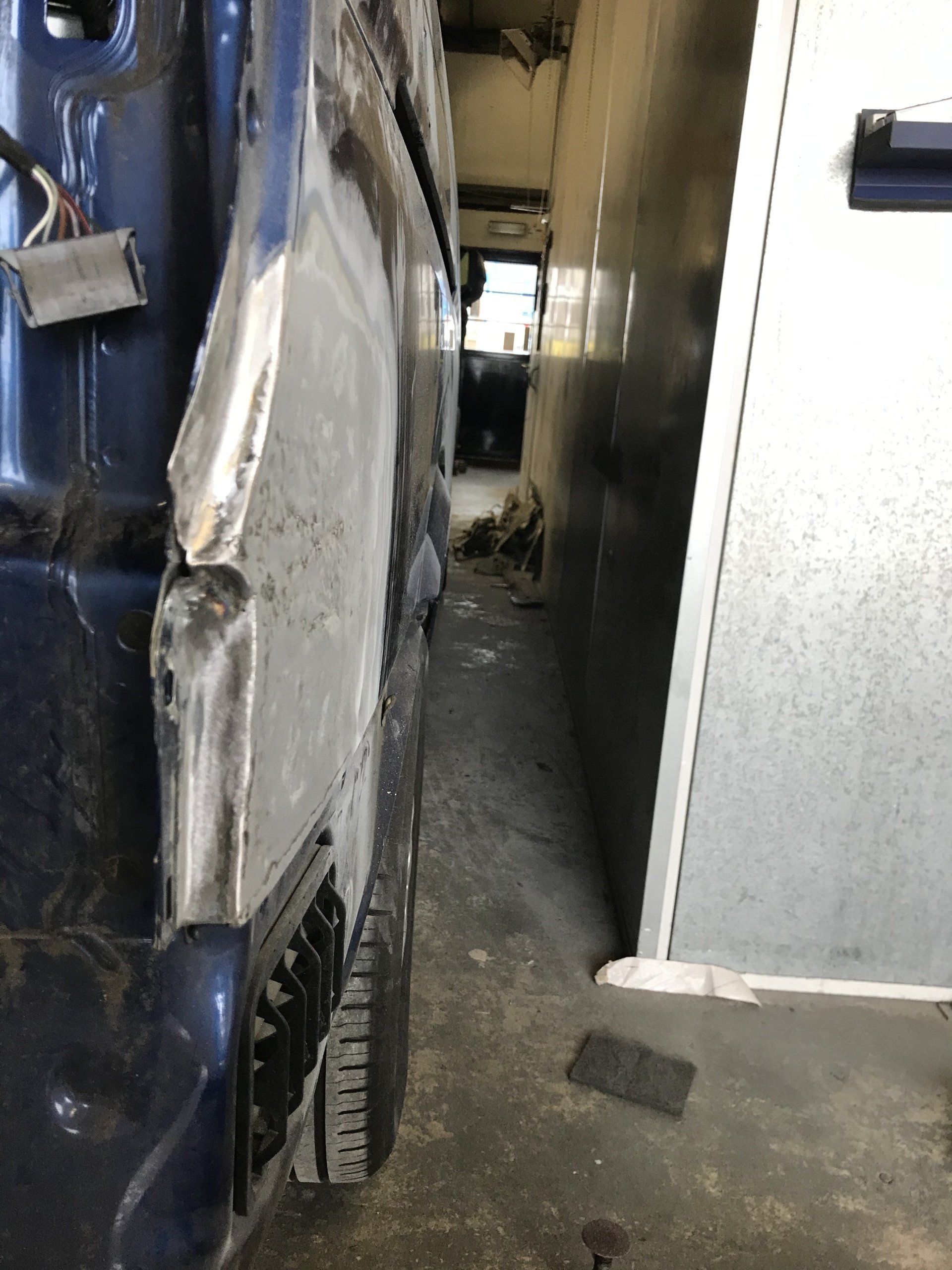 Insurance Claims & Repairs - Mercedes Vito (During)