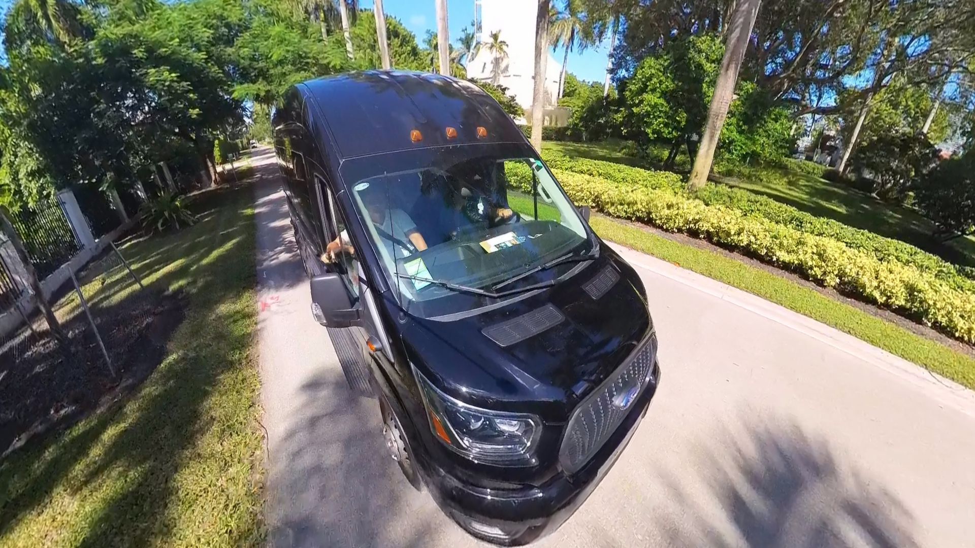 Our 14-passenger buses are comfortable to have near private tours. 