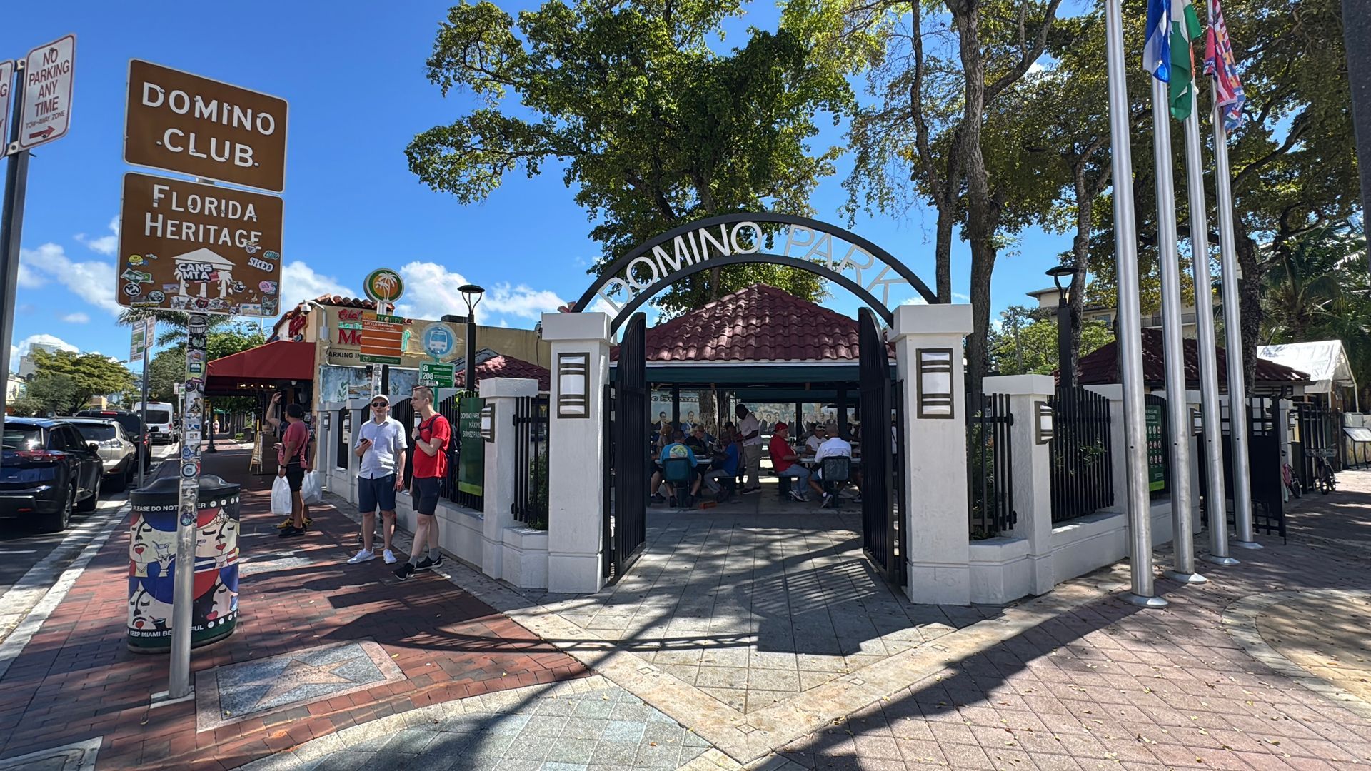 Don't forget to walk around Little Havana to find the famous Domino Park.