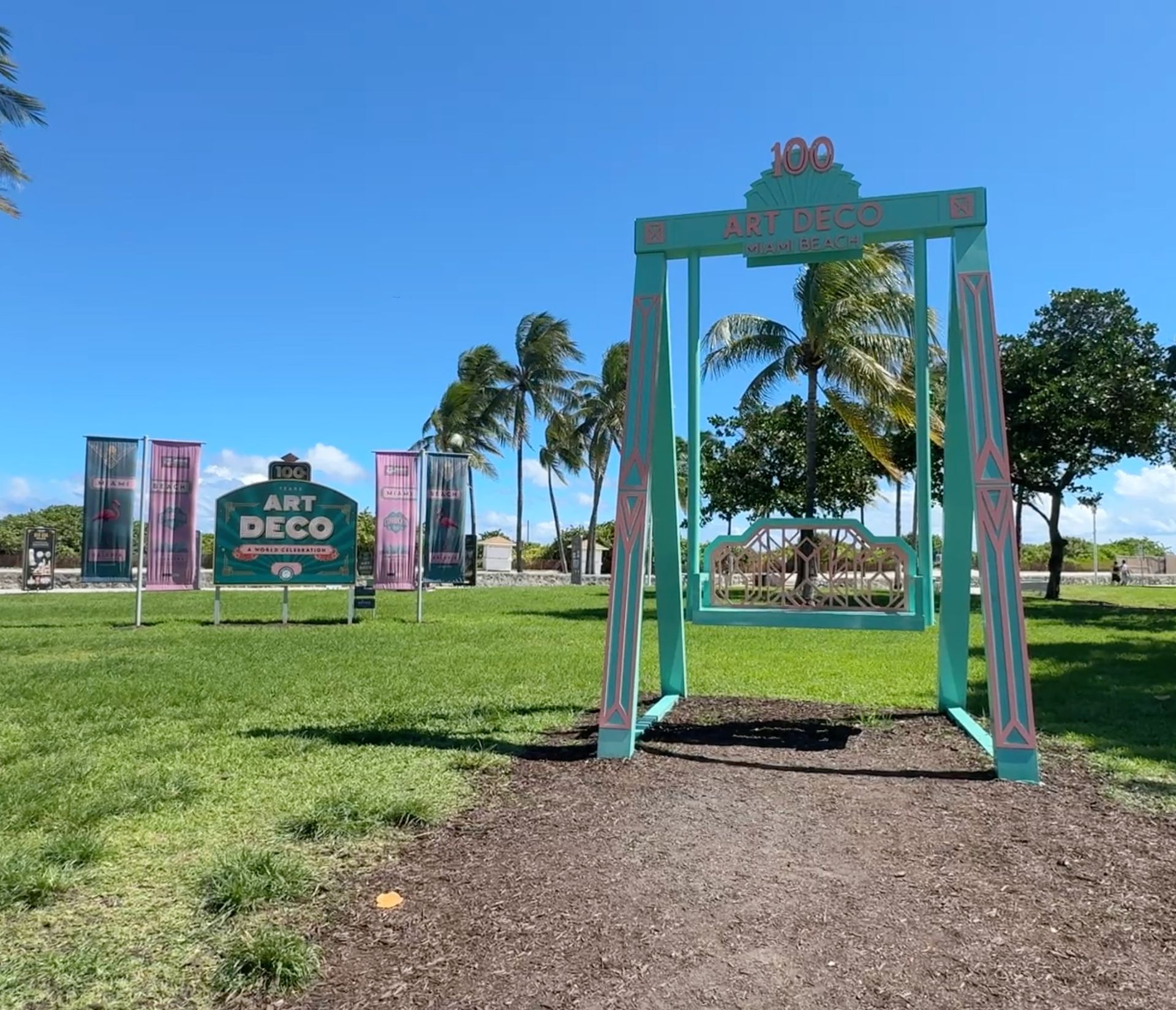 Across from the Versace Mansion is this art deco exhibit which makes for great photos.