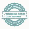 Fully Insured Light teal badge: