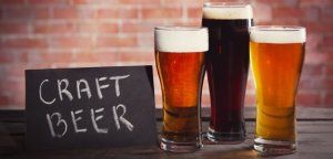 Craft Beer On Board With Three Glass Of Beer — Carlisle, PA — Stan’s Beverage Distributor