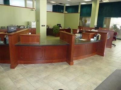 Custom Wooden Cabinet - Custom desk design in Santa Rosa, CA