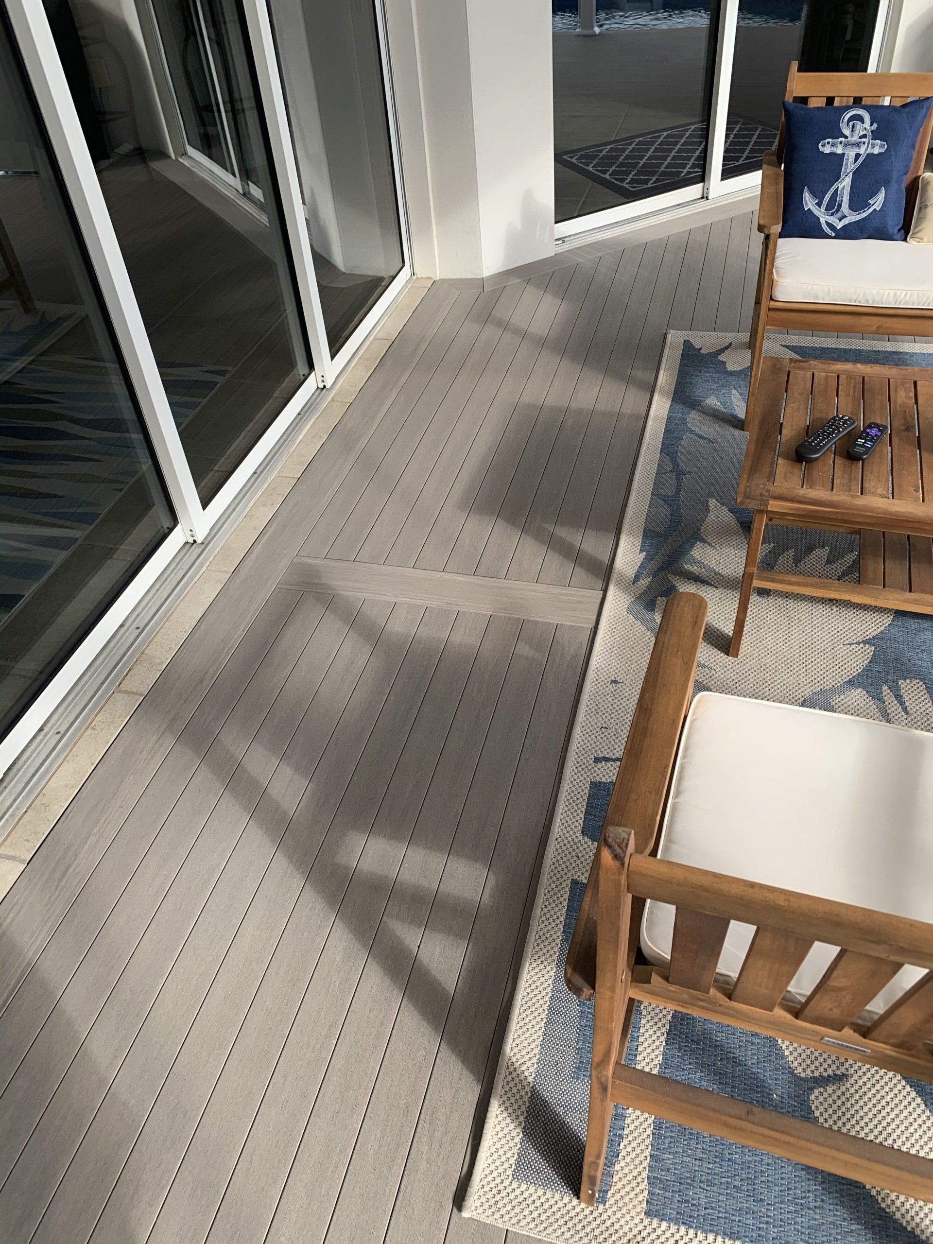 Wood Deck Installed — Englewood, FL — Creative Marine Construction