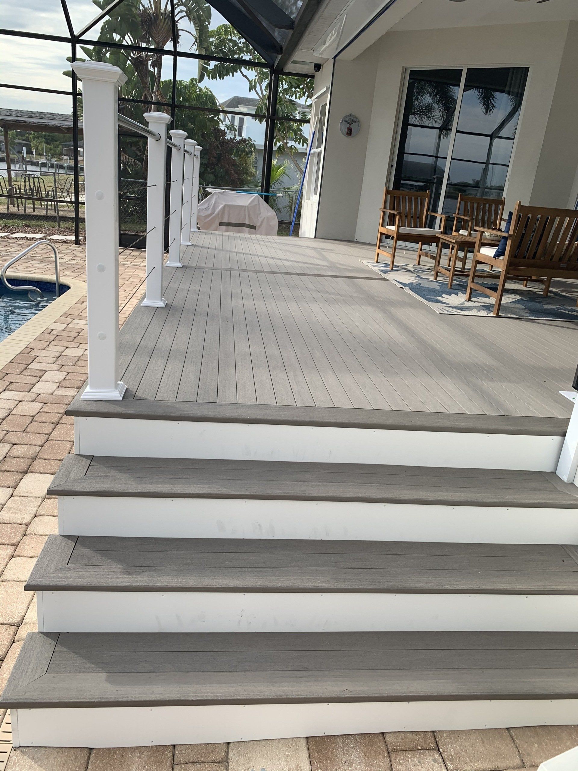 Newly Installed Deck — Englewood, FL — Creative Marine Construction