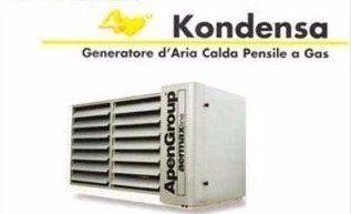 generatore d'aria calda pensile kondensa