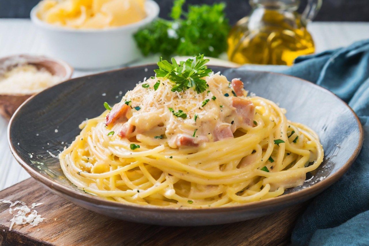 macarrão à carbonara