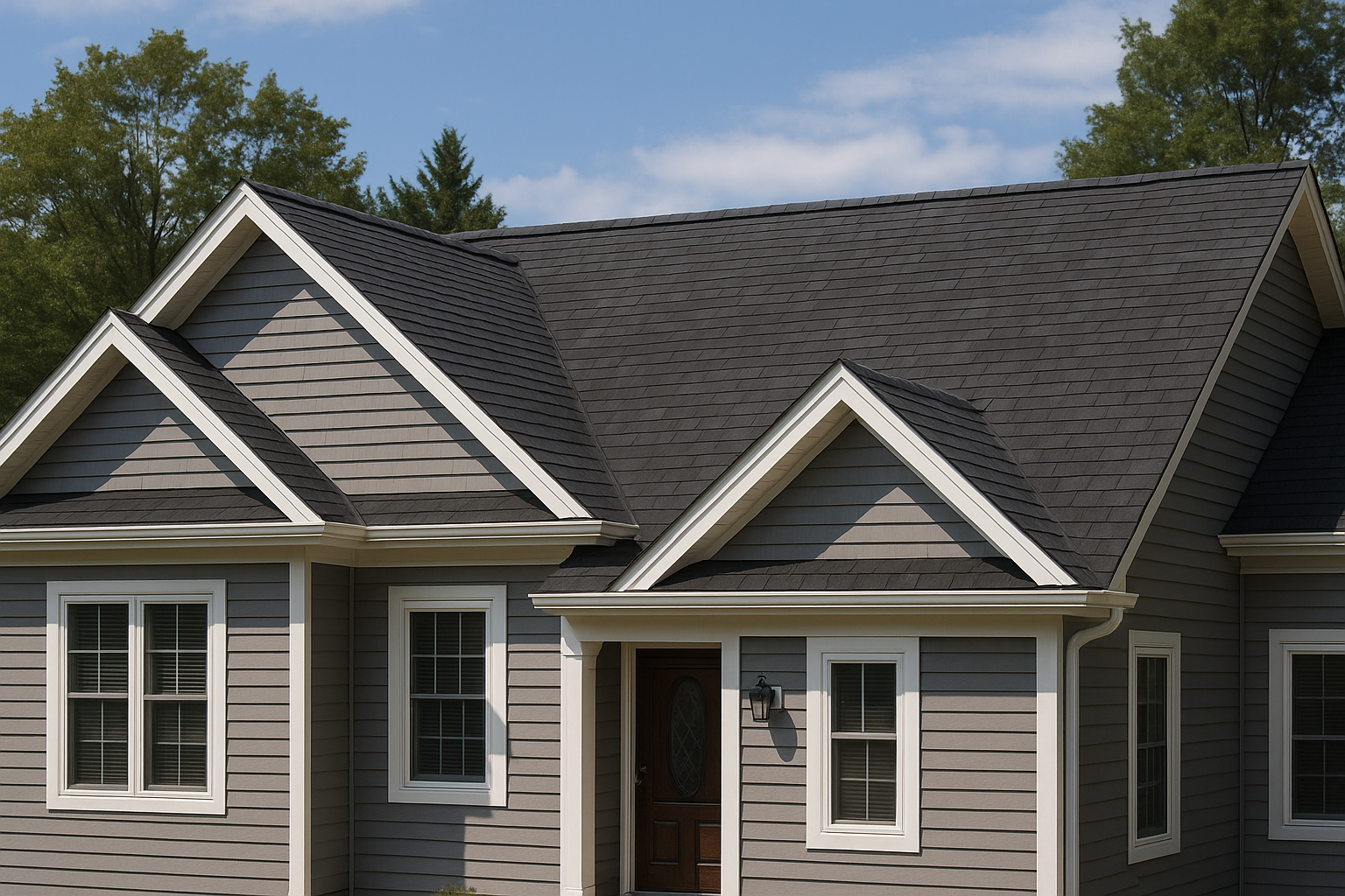 new asphalt shingle roof