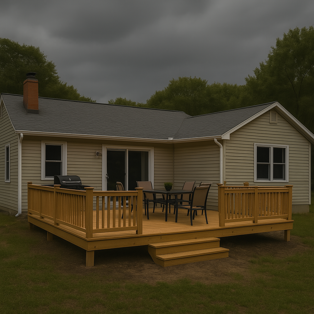 new deck construction and installation