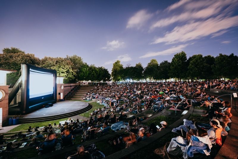 Outdoor Movie Screen Rental for Community Event or Private Party in Denver and Colorado Springs.