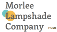 The logo for morlee lampshade company home is shown on a white background.