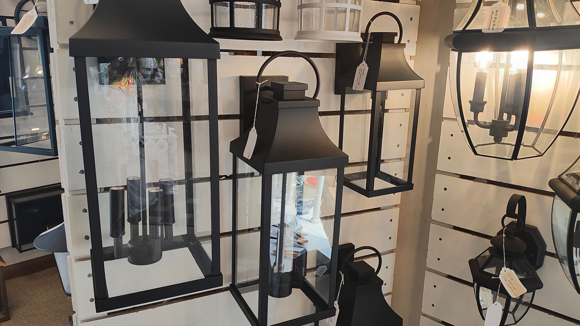 local exterior fixtures store, Avon, CT