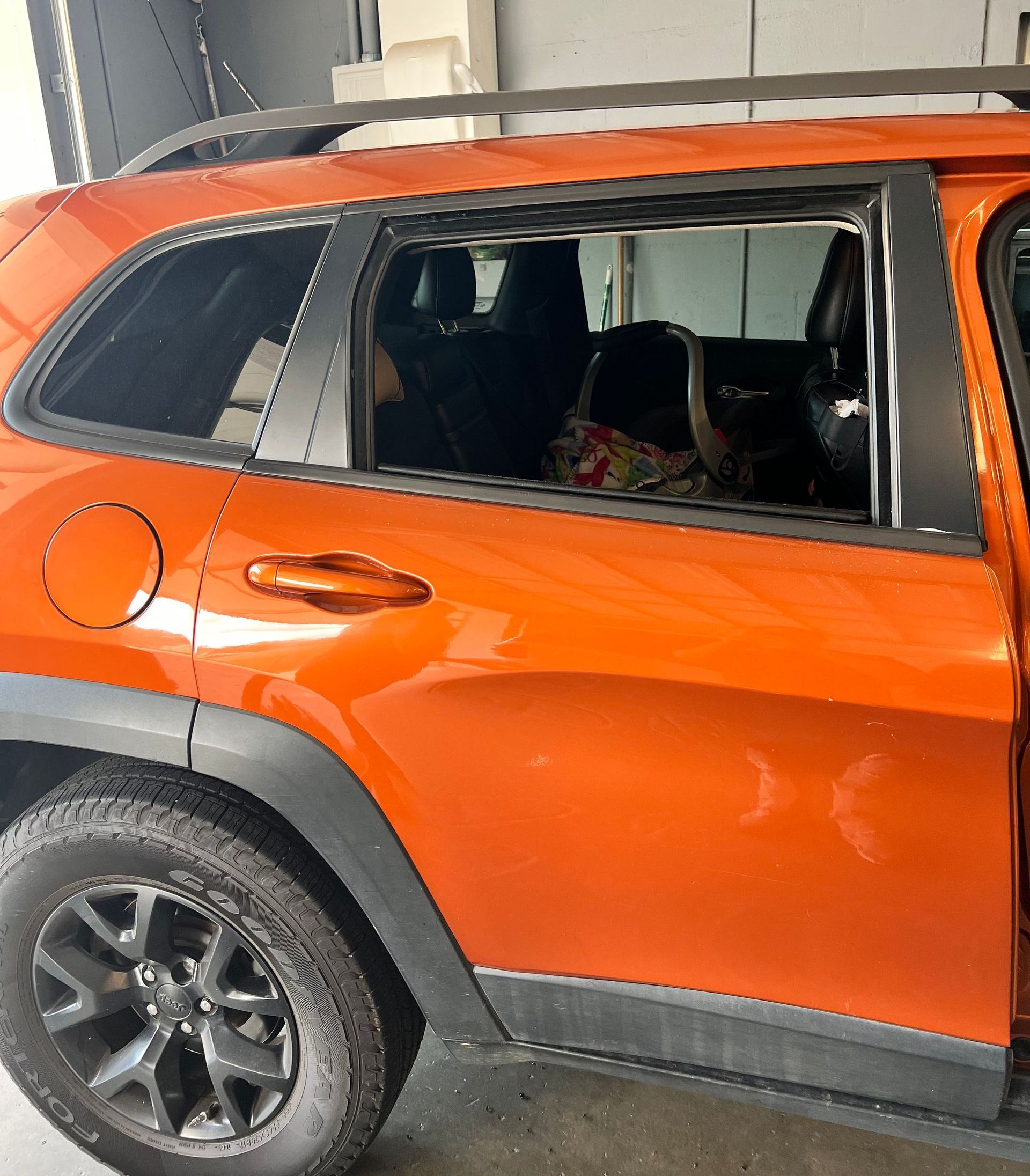 Before auto glass replacement