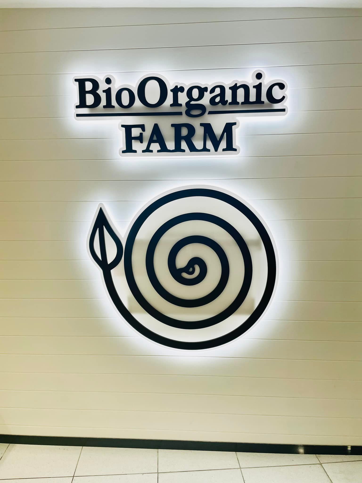 Bio Organic Farm Light Sign - Printing Services in South Murwillumbah,NSW