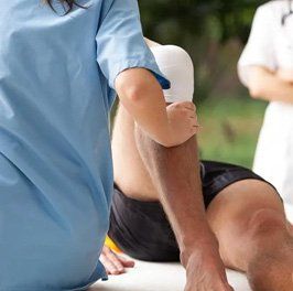 sports leg injury