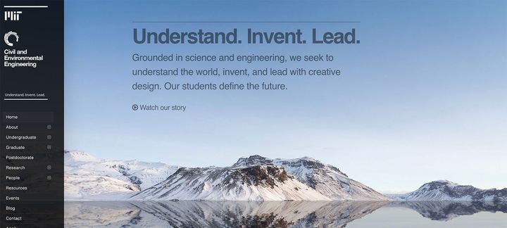a screenshot of a website that says understand invent lead