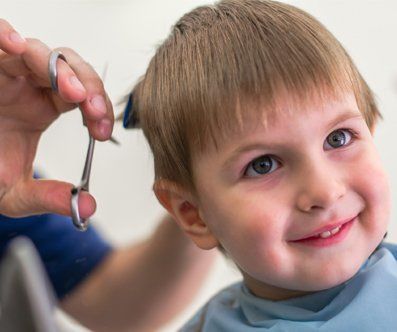 Providing haircuts for children