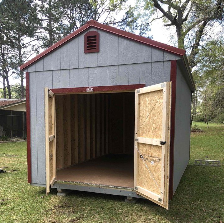 10x16%2BUtility%2B-%2BCape%2BCod%2BGray%2Bsiding%2Bwith%2Brustic%2Bred%2Btrim%2Band%2Bmetal%2Broof