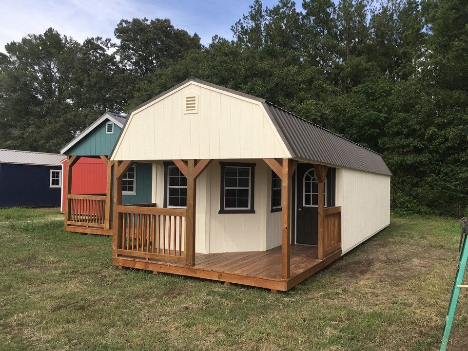 Deluxe Lofted Barn Cabin Shed | Portable Cabins For Sale