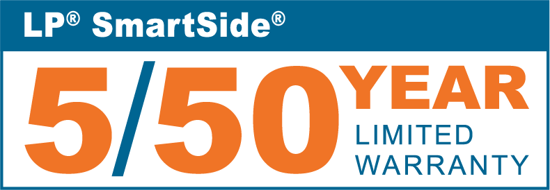 The logo for the LP SmartSide warranty.
