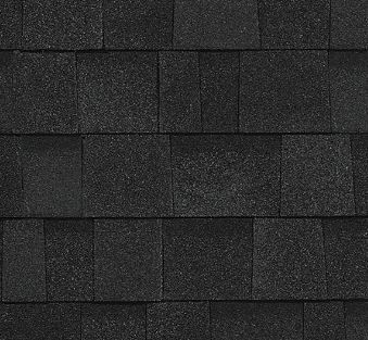 Onyx Black Shingle color visualization.