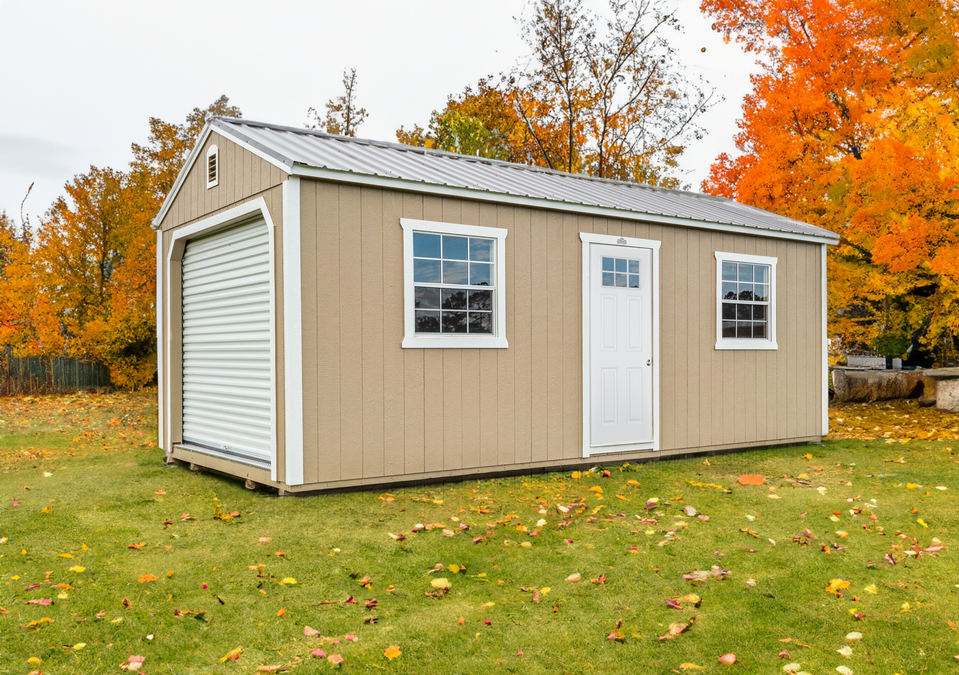 Garage in the Fall