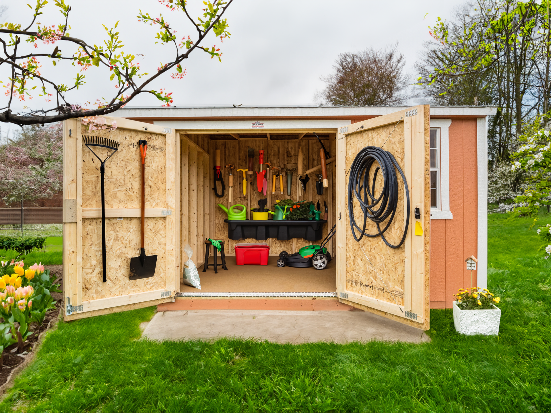 Garden Shed being used as storage