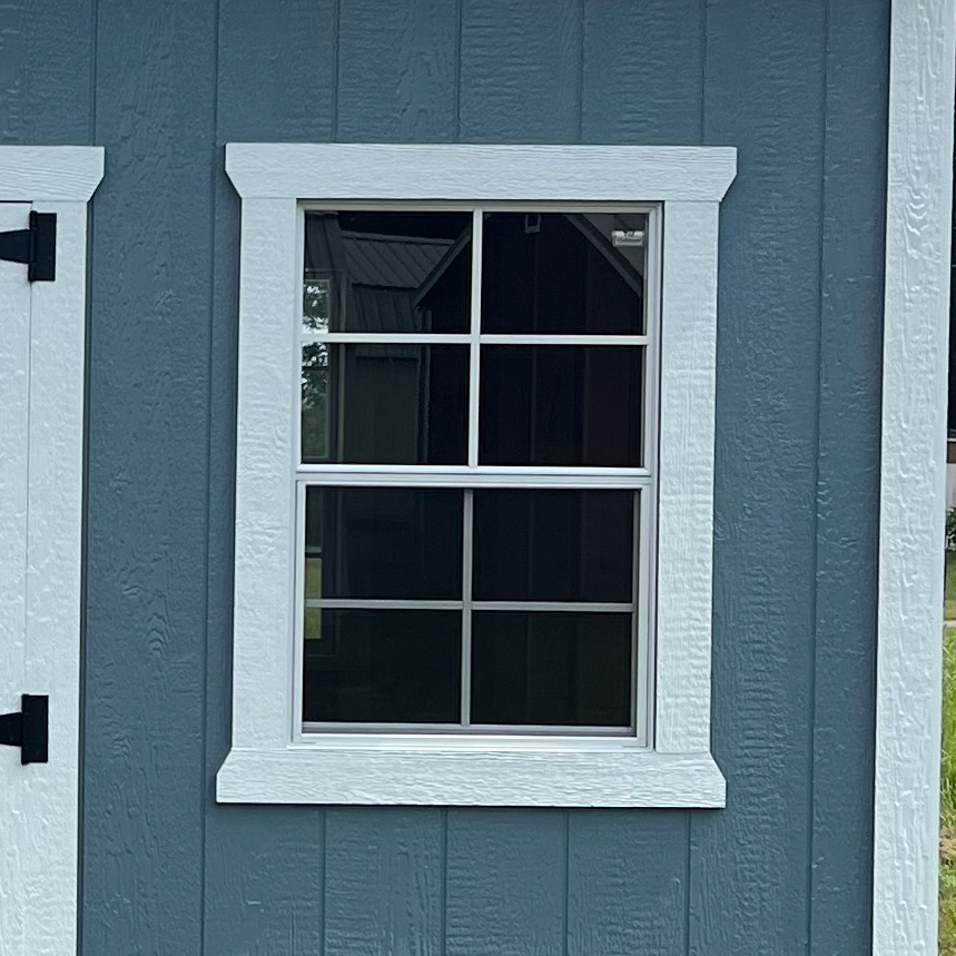 A white door with a handle on a white background.