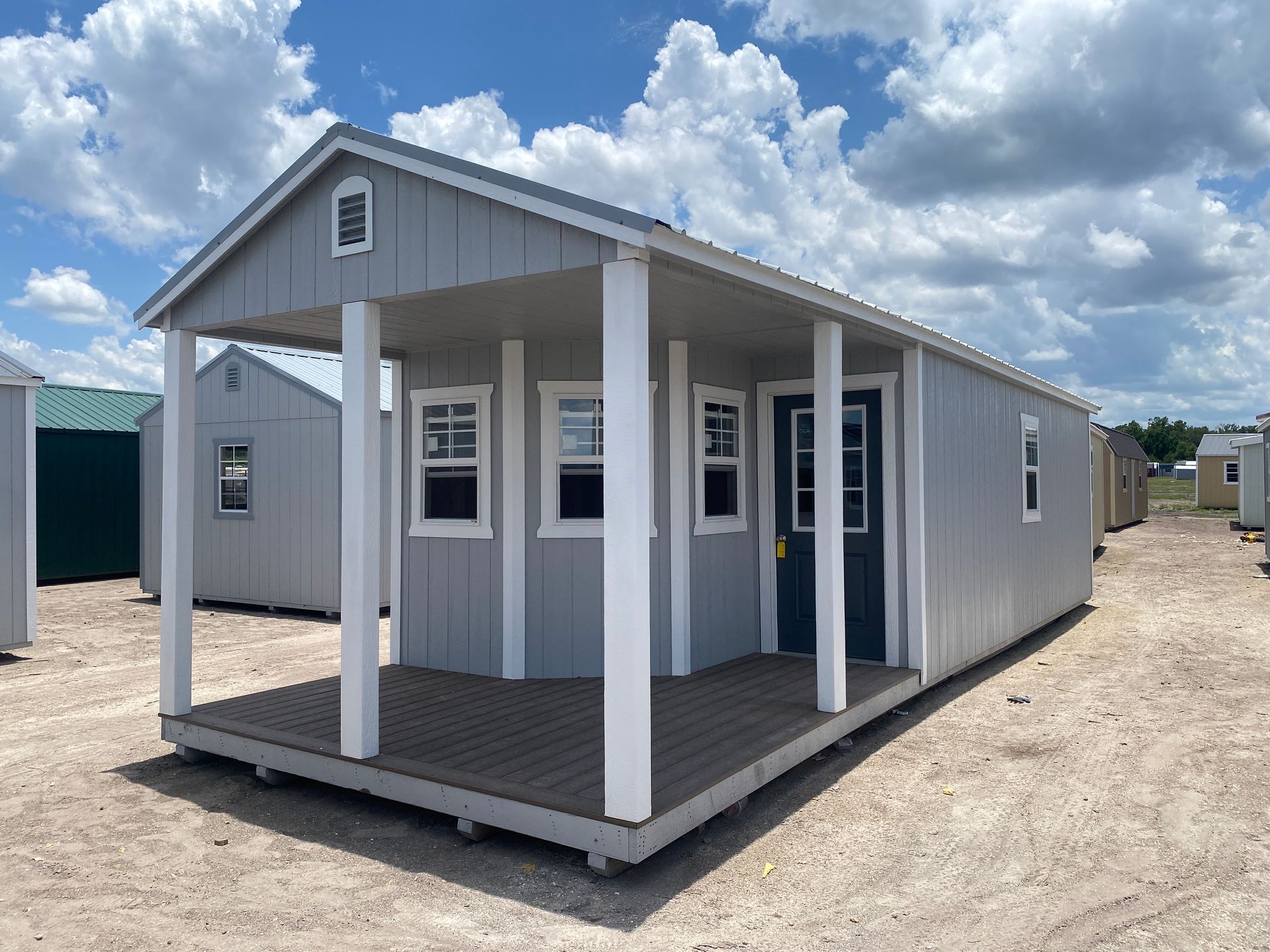 12x44+Deluxe+Cabin+Shed+with+Porch