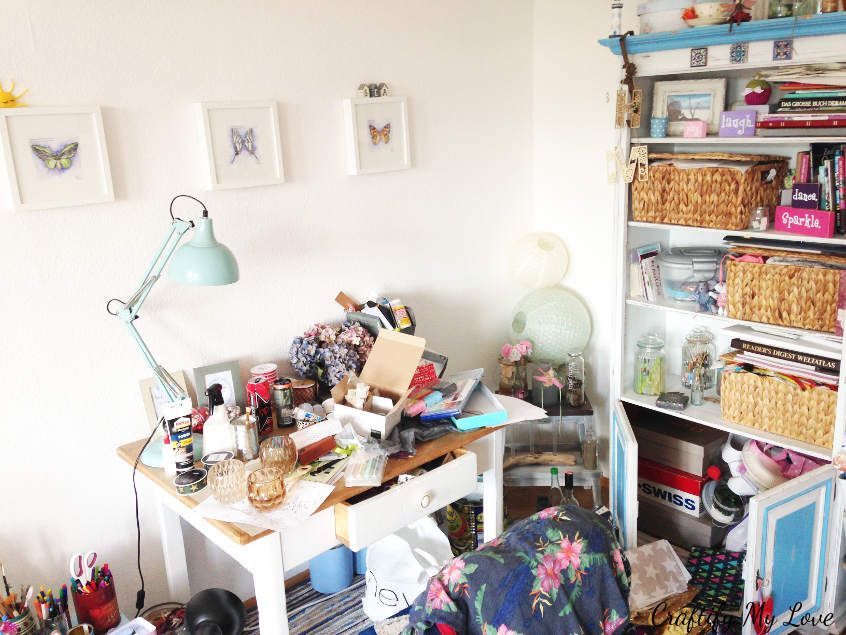 Cluttered Hobby Space