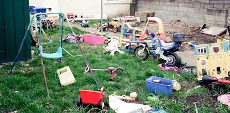 Cluttered Yard