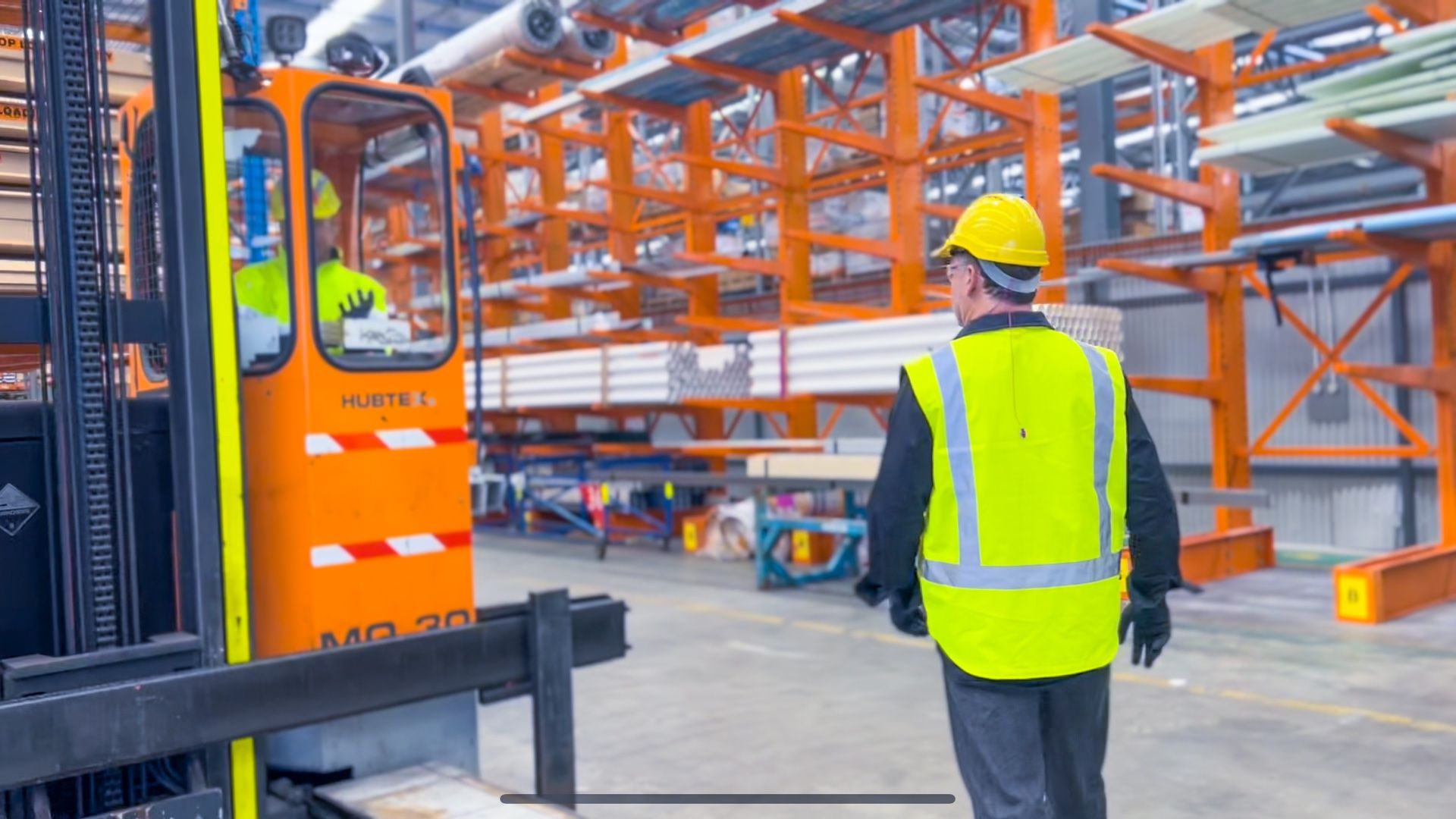 Worker in warehouse after being hired by a skilled employment agency for his role in Perth.