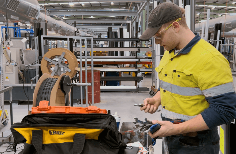 Worker from trade assistant labour hire.
