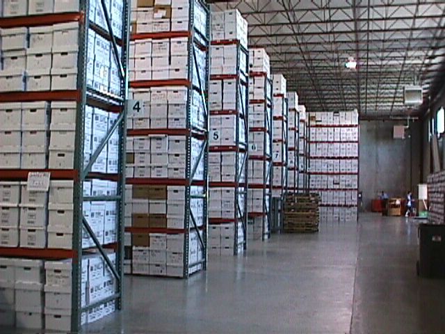 Warehouse Filled With Boxes — Des Moines, IA — National Records Management