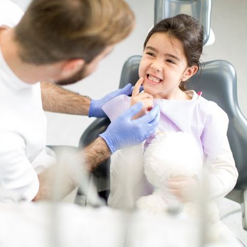 Restorative Dentistry — Child Patient at the Dentist in Fort Madison, IA